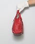 Mini Papier A4 Tote, £310, Handbags, Red, Leather, Side view